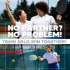 Pickleball-Specific Trainer Rebound Net,Perfect Your Forehands Backhands Dinks Volleys Accuracy Coordination Kitchen Control | Pickleball Training Equipment Aid - Adjustable Angle,Easy Setup & Storage