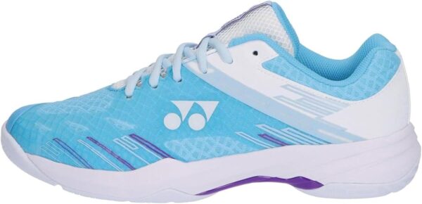 YONEX Men's Power Cushion Cascade Accel Badminton Shoes - Lightweight High-Performance Indoor Court Shoes w/Shock Absorption, Saxe/White, 10