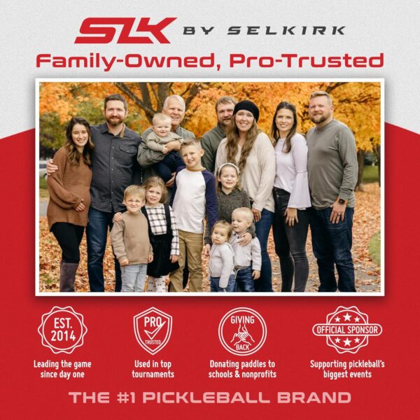 2025 SLK Omega MAX Pickleball Paddle | 12k UltraWeave Carbon Fiber Face with Rev-Control Polymer Core | ProSpin+ Texture for Spin and Control | Max Blue
