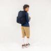 adidas 3-Stripe Classic Backpack for Men and Women, Bag with Laptop Sleeve, Collegiate Navy/White/Black/5.0, One Size