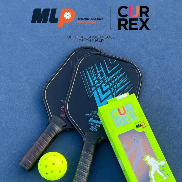 CURREX PICKLEBALLPRO Insoles for Pickleball Shoes – Arch Support Inserts w/Super Grip Surface & Premium Heel Cushioning, Helps Improve Foot Stability – for Men & Women– Low Arch, Medium