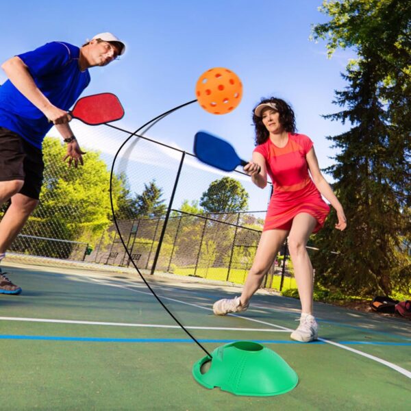 Pickleball Training Aids, Pickleball Training Aids Pickleball Rebounder, Improve Your Dinks and Reflexes at The Net for Tennis Courts, Playgrounds, and Parks