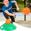 Pickleball Training Aids, Pickleball Training Aids Pickleball Rebounder, Improve Your Dinks and Reflexes at The Net for Tennis Courts, Playgrounds, and Parks