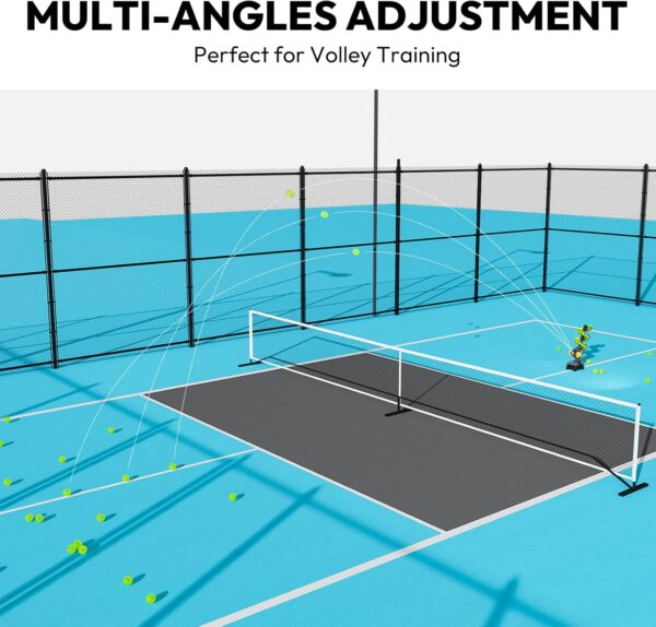 A11N Pickleball Launcher Machine with Extra 4-Pack Ball Holders Bundle