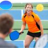 Match Buddy Pickleball Trainer, Pickleball Trainer, Rebound Practice Pickleball Ball with Cord, Enhances Skill