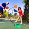 Pickleball Training Aids, Pickleball Rebounder with a Convenient Handle and Elastic Rope, Improve Speed, Coordination & Stamina, Pickleball Training Tool for Youth and Beginner