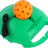 Pickleball Training Aids, Pickleball Rebounder with a Convenient Handle and Elastic Rope, Improve Speed, Coordination & Stamina, Pickleball Training Tool for Youth and Beginner