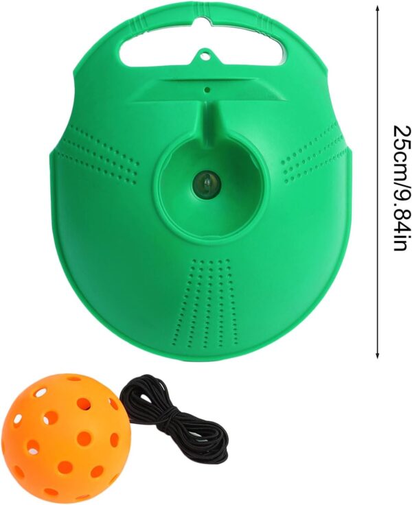 Pickleball Training Aids, Pickleball Rebounder with a Convenient Handle and Elastic Rope, Improve Speed, Coordination & Stamina, Pickleball Training Tool for Youth and Beginner