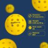 681PBH Pickleball Machine and 16-Pack Pickleball Balls Bundle