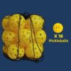 681PBH Pickleball Machine and 16-Pack Pickleball Balls Bundle
