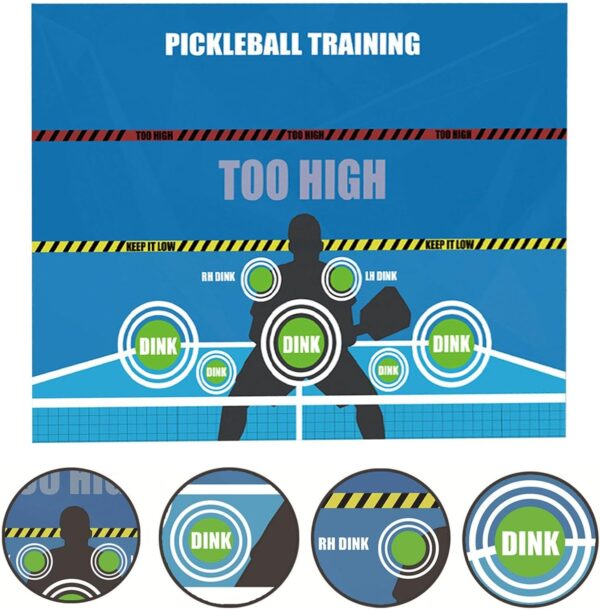 Official Dink Pad Dink Master Exercise Rebounder Aids Pad Pickleball Practice Pad for Walls for Yard Pickleball Dink Training