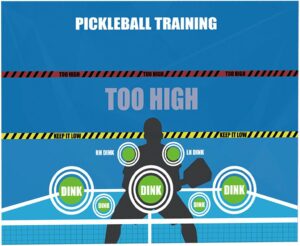 Pickleball Dink Pad Dink Master Exercise Rebounder Aids Pad for Pickleball Dink