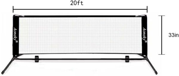 Aoneky Protable Driveway Pickleball Set - Driveway Pickleball Game