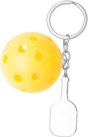 Pickleball Keychain for Backpack Sports Bag Pickleball Bag Accessories for Women Men Pickleball Team Players