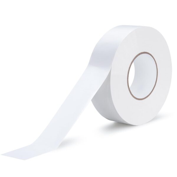 Pickleball Court Tape 230ft - Heavy Duty White Cloth Tape for Temporary Court Lines | Indoor/Outdoor Sports Line Marking with Strong Adhesion