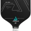 JOOLA Ben Johns Hyperion Pickleball Paddle - Select Raw Carbon Surface or Carbon Abrasion Surface for Increased Power and Spin - Elongated Grip Handle - Carbon Fiber Pickleball Paddle - USAP Approved