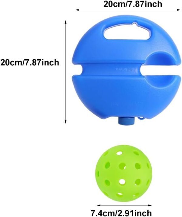 Match Buddy Pickleball Trainer with 1 String and 3pcs Elastic Pickleballs, Portable Player Equipment for Solo Practice and Performance Improvement