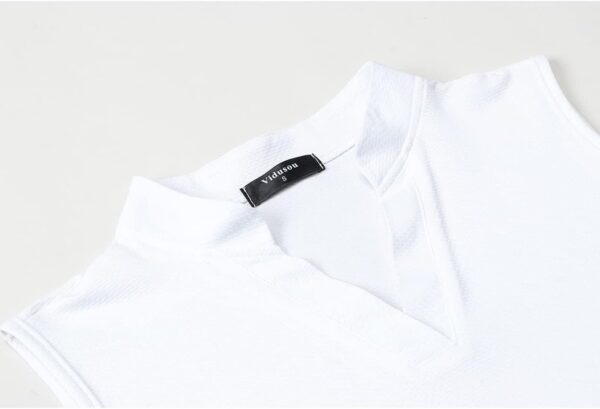 Womens Sleeveless Golf Polo Shirts Lightweight Tennis Sport Tops