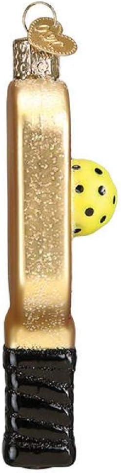 Old World Christmas Pickleball Paddle Blown Glass 2020 Unique Christmas Ornaments for Christmas Tree Decorations