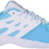 YONEX Men's Power Cushion Cascade Accel Badminton Shoes - Lightweight High-Performance Indoor Court Shoes w/Shock Absorption, Saxe/White, 9.5