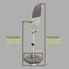 Pickleball Training Aid Pickleball Topspin Trainer Practical Tennis Training Adjustable Height Pickleball Trainer for Adults