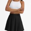 AUTOMET Womens Tennis Skirt with Shorts Underneath Flowy Mini Athletic Golf Skorts with Pockets 2025 Pleated Summer Outfits