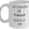 Pickleball Coffee Mug, Pickleball, Gift Ideas for Pickleball Lover Birthday Christmas, Funny Pickleball Novelty Cup