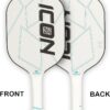 Diadem ICON Performance Pickleball Paddle | Graphite Carbon Fiber, Honeycomb Core, Fiberglass Face, Ultra Sleek Edge Guard, Spin Friendly | Indoor/Outdoor | USAPA Approved