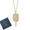Pickleball Necklace, PB Gifts for Women, Valentine's Day & Bday
