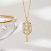 Pickleball Necklace, PB Gifts for Women, Valentine's Day & Bday