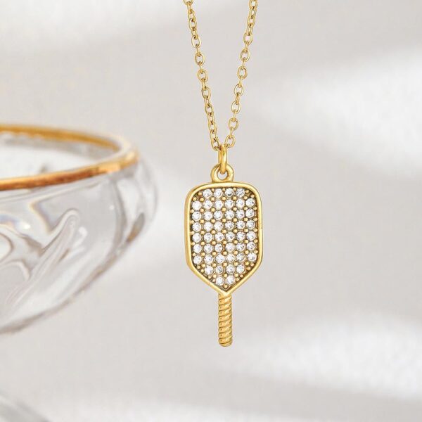 Pickleball Necklace, PB Gifts for Women, Valentine's Day & Bday