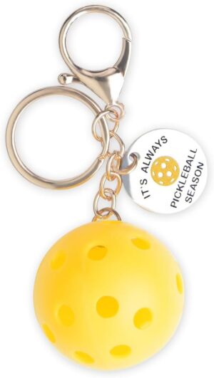 Pickleball Keychain Gifts for Women Men Sports Accessories for Backpack Pickleball Bags Charms for Girls Boys