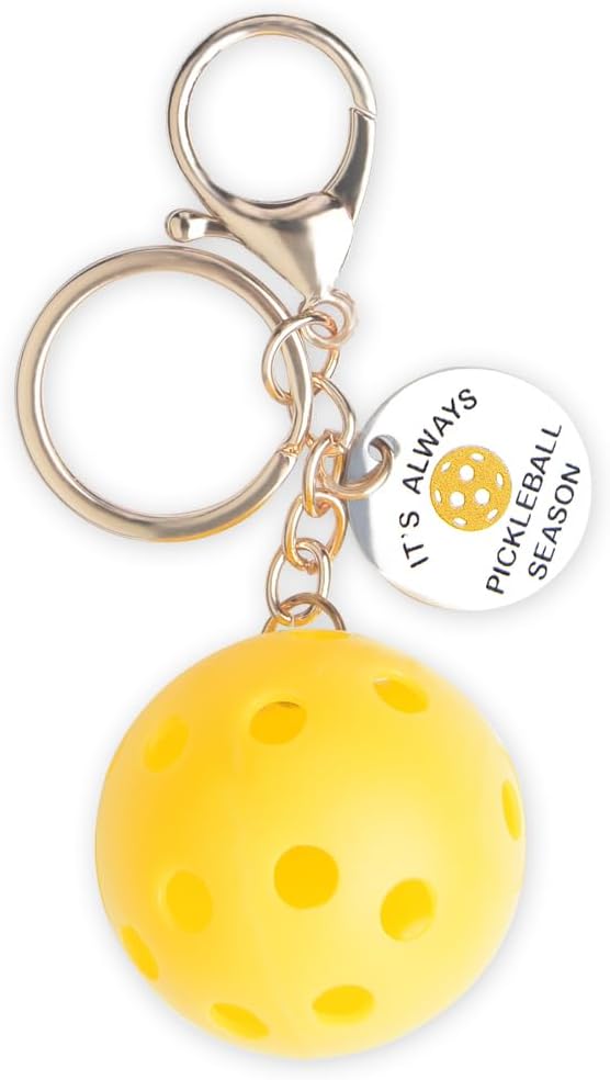 Pickleball Keychain Gifts for Women Men Sports Accessories for Backpack Pickleball Bags Charms for Girls Boys