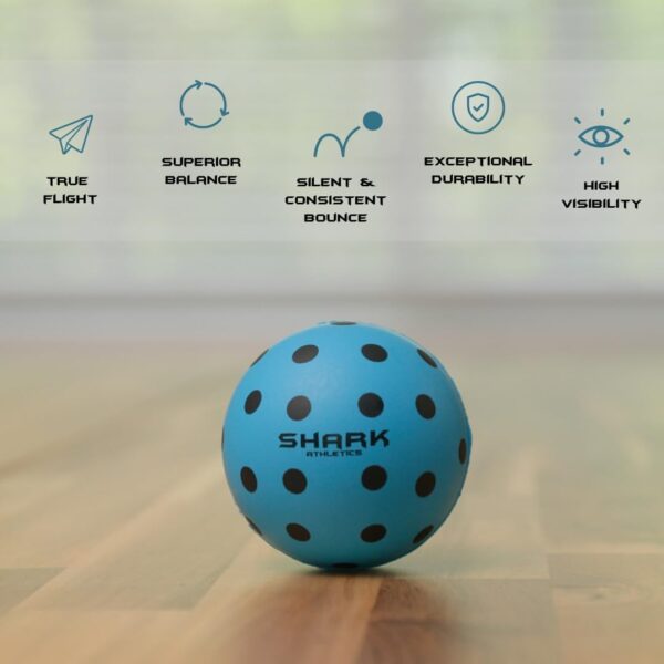 Silent Foam Pickleball Balls Quiet Design Technology - Foam Pickleball Balls - Soft Pickleball Practice Balls - Pickleball Foam Balls - Pickleball Training Balls (Indoor/Outdoor)