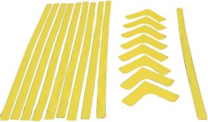 Pickleball Lines Set – Quickly Set Up Your Pickleball Court/Easier Than Taping/Carrying Case Included