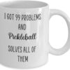 Pickleball Coffee Mug, Pickleball, Gift Ideas for Pickleball Lover Birthday Christmas, Funny Pickleball Novelty Cup