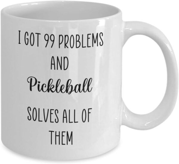 Pickleball Coffee Mug, Pickleball, Gift Ideas for Pickleball Lover Birthday Christmas, Funny Pickleball Novelty Cup