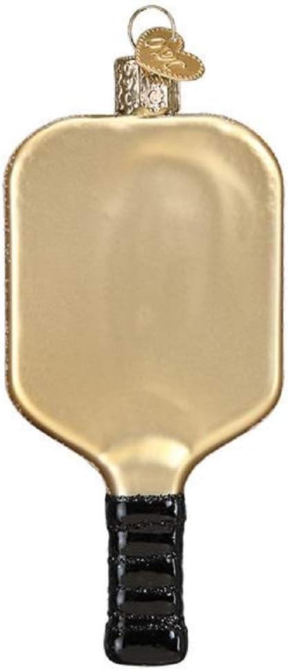 Old World Christmas Pickleball Paddle Blown Glass 2020 Unique Christmas Ornaments for Christmas Tree Decorations