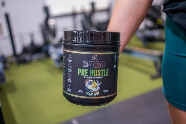 PRE Hustle V3 All-in-One Pre-Workout Powder - Coconut Lime - NSF Certified for Sport - Energy, Endurance, Strength - 30 Servings, 200mg Caffeine, Laser Focus