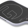 GAMMA RCF Obsidian Pickleball Paddle, Raw Carbon Fiber, 10mm, 13mm, and 16mm Options, Comfortable Molded Foam Handle, Sleak Design, Customizable Handle Weight System