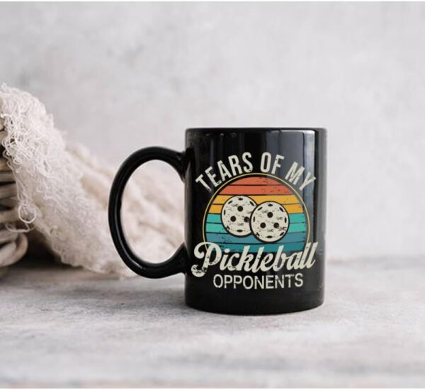 Novelty Tears Of My Pickleball Opponents Mug Gifts for Pickleball Lovers, Pickleball Player Birthday Christmas Gifts for Sports Player Sports Coach Dad Men, Sarcastic Funny Sports Player Coach Gifts
