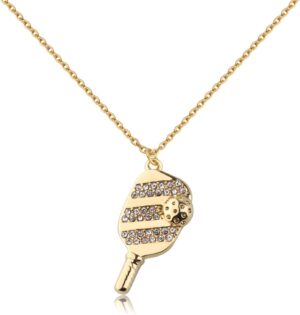 UJIMS Pickleball Lover Gifts for Women Pickleball Necklace Pickleball Player Gift Pickleball Sport Lovers Gift Pickleball Club Gift