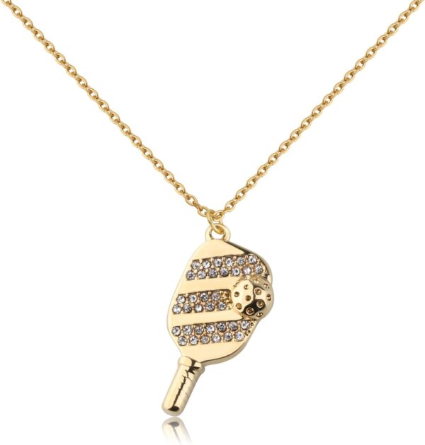 UJIMS Pickleball Lover Gifts for Women Pickleball Necklace Pickleball Player Gift Pickleball Sport Lovers Gift Pickleball Club Gift