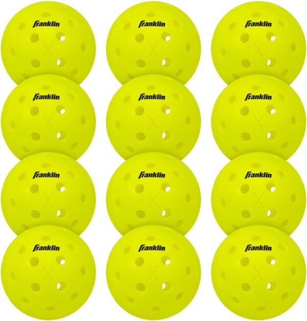 Franklin X-40 Outdoor Pickleball Balls (Pack of 12)