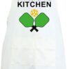 CENWA Pickleball Apron With Pockets Stay Out Of The Kitchen Adjustable Apron Gift For Pickleball Lover Retirement Gifts