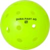 Dura Fast 40 Pickleballs | Outdoor Pickleball Balls Neon or Yellow USAPA Approved and Sanctioned for Tournament Play, Professional Perfomance…