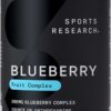 Sports Research Blueberry Capsules - Made from Organic Blueberries with Organic Extra Virgin Olive Oil - Non-GMO & Gluten Free - 60 Liquid Softgels