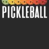 Pickleball: Pickleball Journal to write in, 6x9 inches, 120 pages, blanked lines, Retro Vintage Balls, perfect notebook gift idea for Racquet Sport Lovers