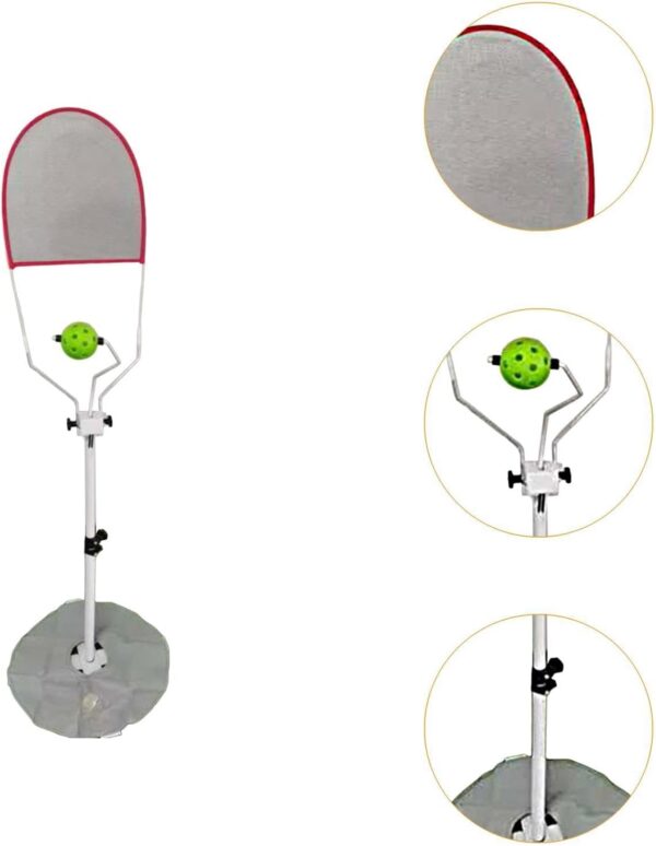 Pickleball Training Aid Pickleball Topspin Trainer Practical Tennis Training Adjustable Height Pickleball Trainer for Adults