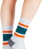 ja vie JAVIE Performance Sports Crew Socks for Men & Women, Breathable Moisture-Wicking Pickleball Athletic Seamless Socks